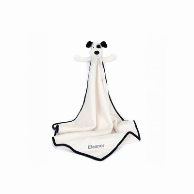 Jellycat Bashful Black & Cream Cachorro Mantas | RMDN-40619